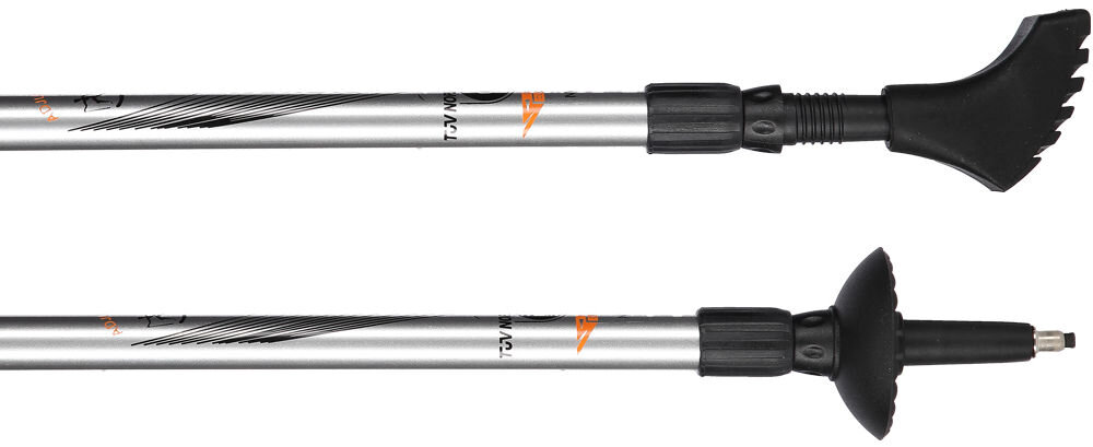 Kijki do nordic walking NILS EXTREME NW602 (84 - 140 cm) nakladane koncowki