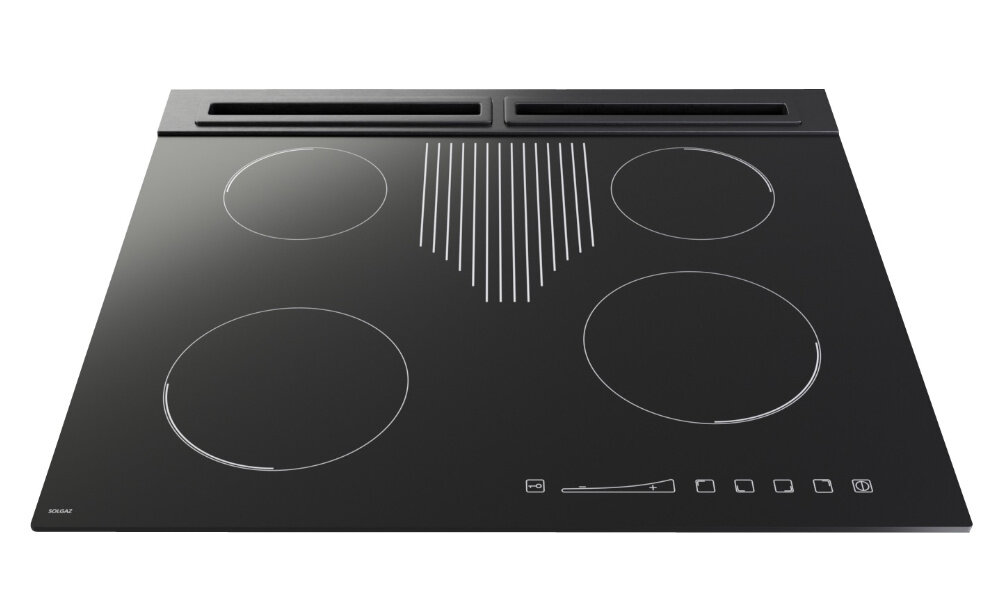 Płyta gazowa  SOLGAZ Optima 4+1 G20 - Wygląd Ogólny