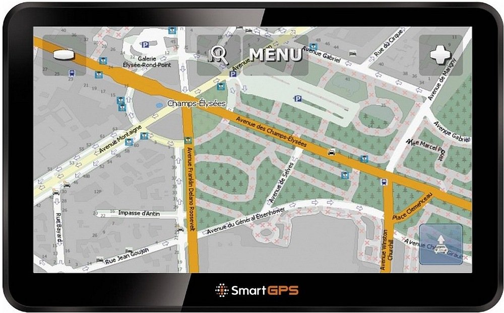 Nawigacja SMART SG775 ekran wyświeltacz rozdzielczość