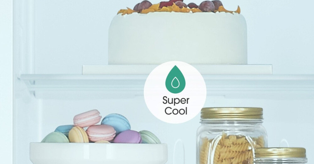 LODÓWKA HISENSE RS694N4GBE szybkie chłodzenie obniżanie temperatury Super Cool temperatura