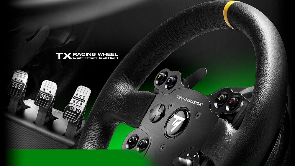 Опис рульового колеса THRUSTMASTER TX Leather Edition