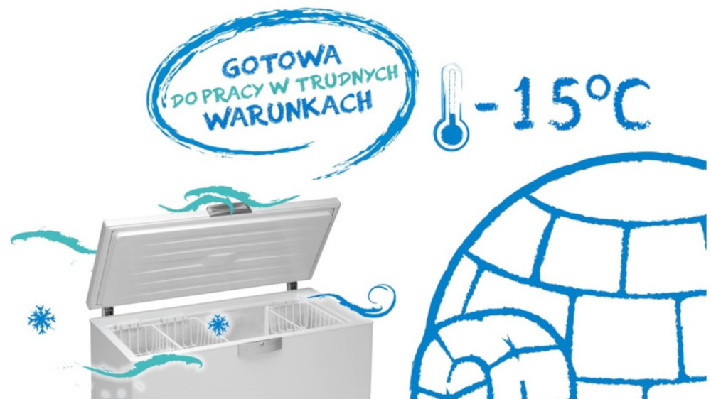 Zamrażarka Szufladowa Beko RFNE312E23W - Wysoka Odporność