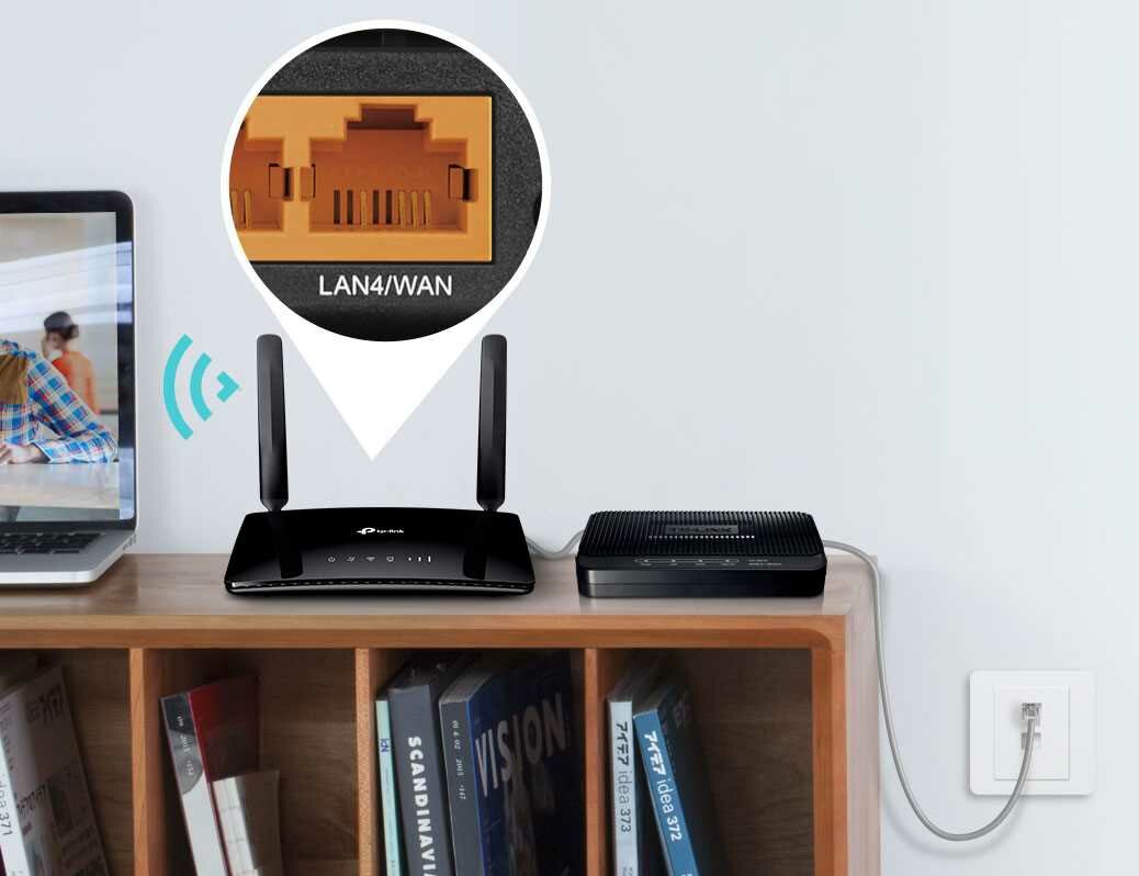 Router TP-LINK TL-MR6400 - WAN