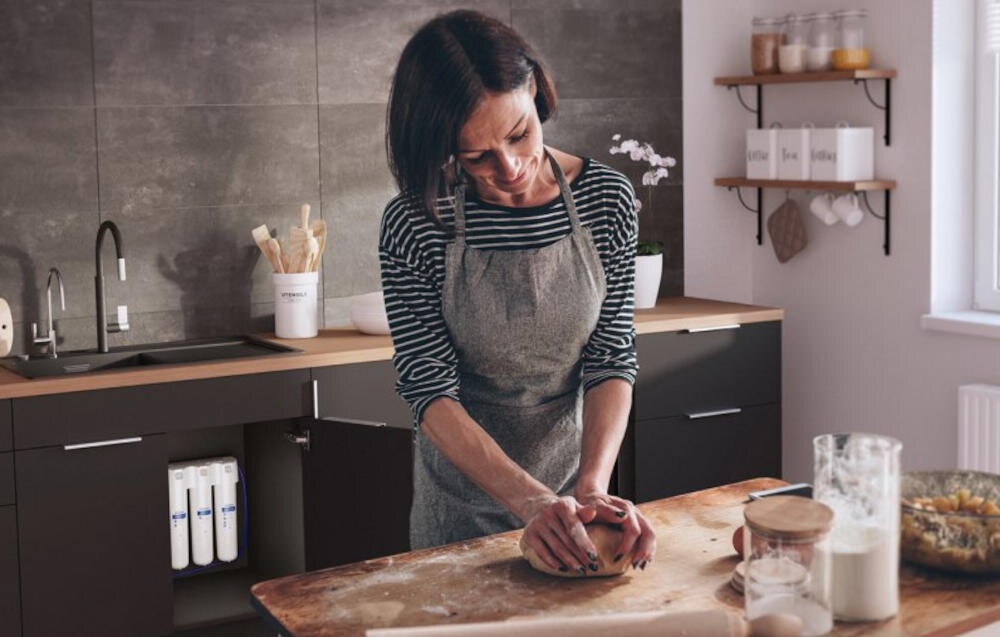 AQUAPHOR Kryształ AH filtr podzlewozmywakowy uzdatnianie zmiękczanie woda usuwanie zanieczyszczenia