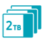 Dostępne pojemności 2TB/1TB/500GB
