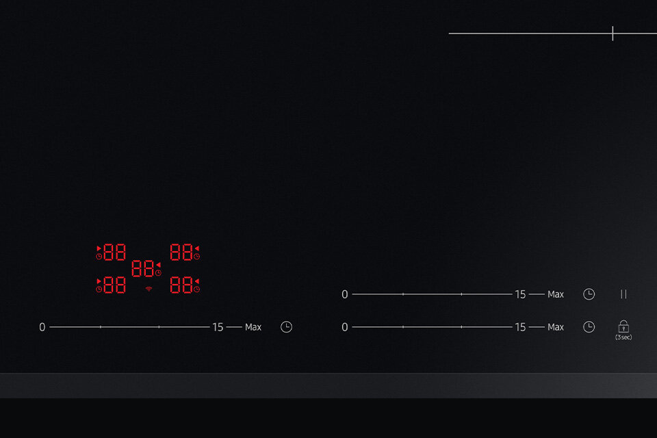 Sterowanie dotykowe płyty indukcyjnej Samsung NZ85C5047GK 