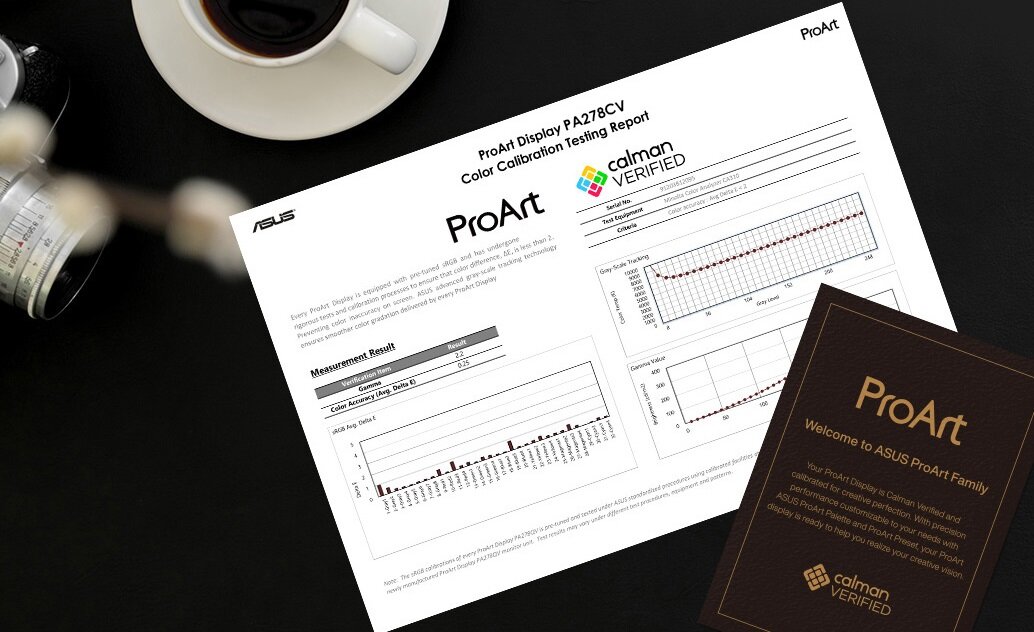 Monitor ASUS ProArt PA279CV - Dokładność kolorów