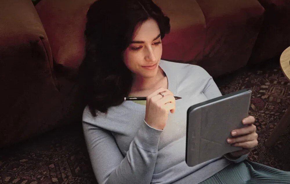 Czytnik e-booków KOBO Libra Colour 7, Podświetlany ekran, Wi-Fi, Bez reklam Czarny pamięć Bluetooth Wi-Fi