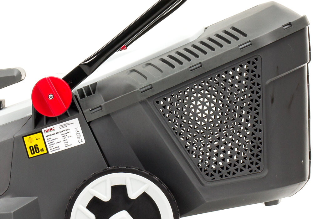 Kosiarka elektryczna NAC LE14-38-PB-Y 1400W kosz pojemnosc