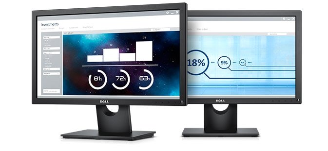 Monitor DELL E2016H - Regulacja pochylenia i Wysokości