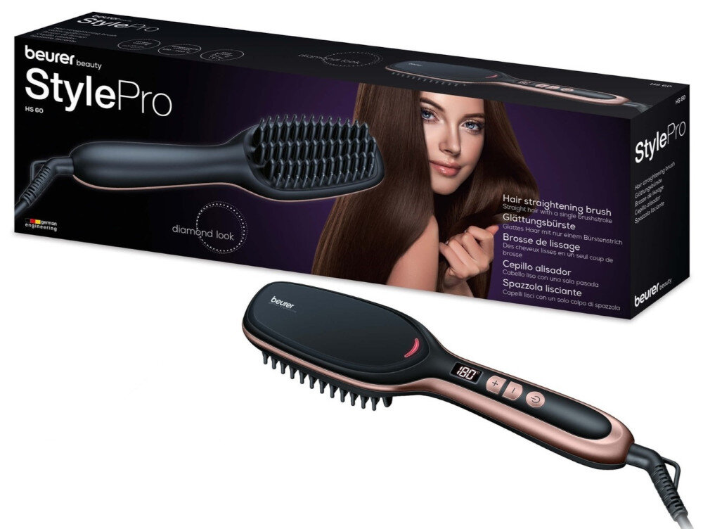 Szczotka prostująca BEURER HS 60 StylePro zestaw wyposażenie komplet