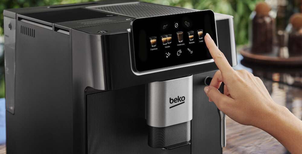 Ekspres BEKO Caffeexperto CEG7302B 3 różne tryby pracy Tryb szybki Tryb domyślny Tryb ECO