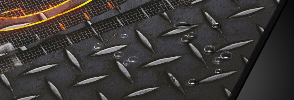 Podkładka GENESIS M12 Steel obszyte krawędzie podkładka