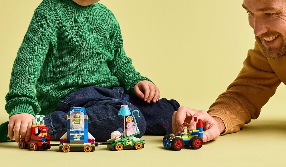 LEGO 43264 Disney Toy Story - Okolicznościowy pociąg i Pan Sterowany elementy opis konstrukcji wiek
 