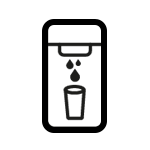 Mała grafika Dystrybutora wody bez BPA - lodówka RB38C650EB1