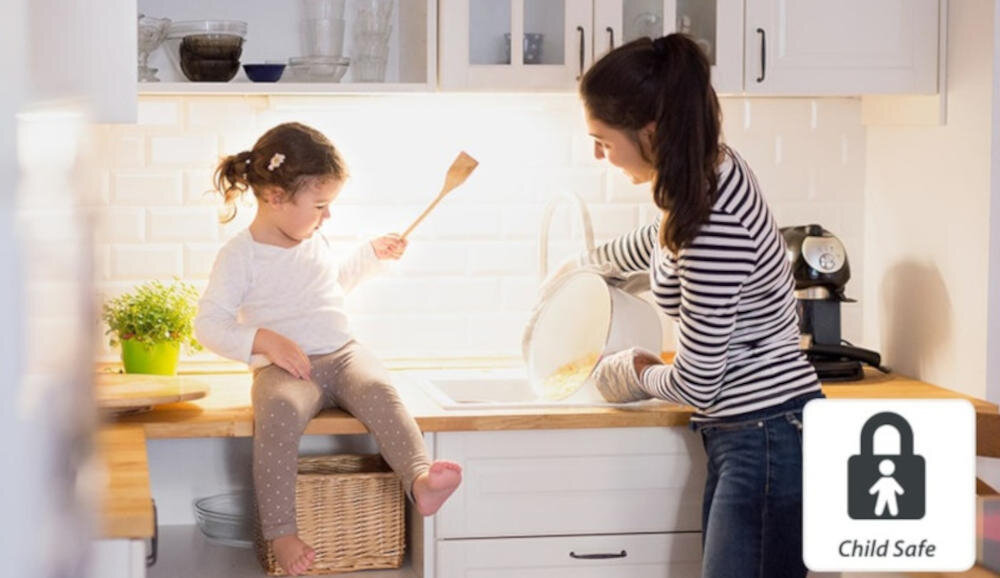 WHIRLPOOL dzieci przycisk blokada panel sterowania zmywarka zmiana ustawienia spokój ochrona