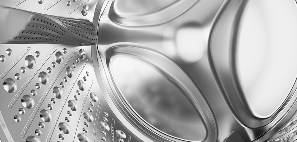 Pralko-suszarka HISENSE WD3S8045BT3/PL mniej zagnieceń gładkie ubrania Unikalna konstrukcja bębna Rain Drop łagodne suszenie