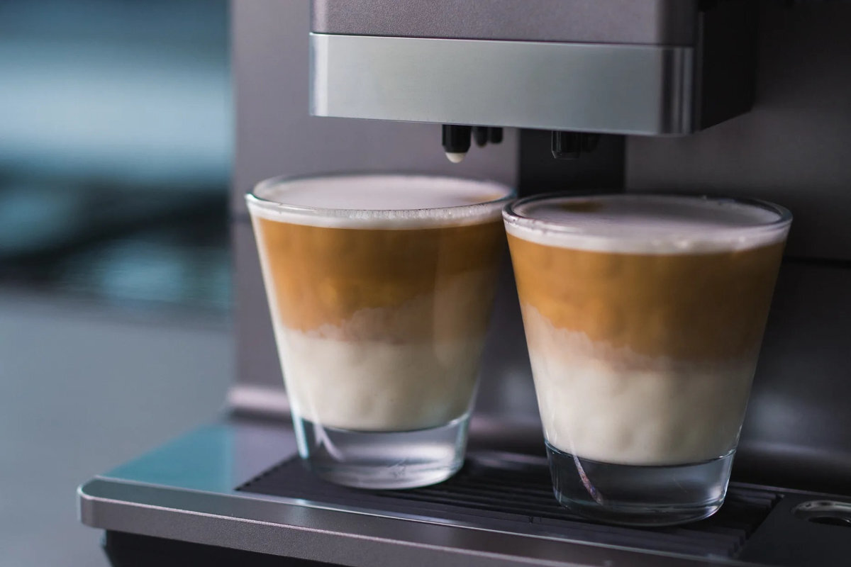 NIVONA Nivo 9101 - dwie szklanki z kawą