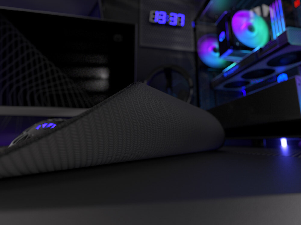 ENDORFY Stoneflow Wysokiej jakości warstwa gumy antypoślizgowej warstwie przewidywalny i precyzyjny - spodnia warstwa podkładki