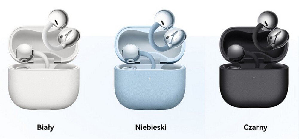 Słuchawki powietrzne HUAWEI FreeClip 2 – elegancki design, kolory, kompaktowe etui