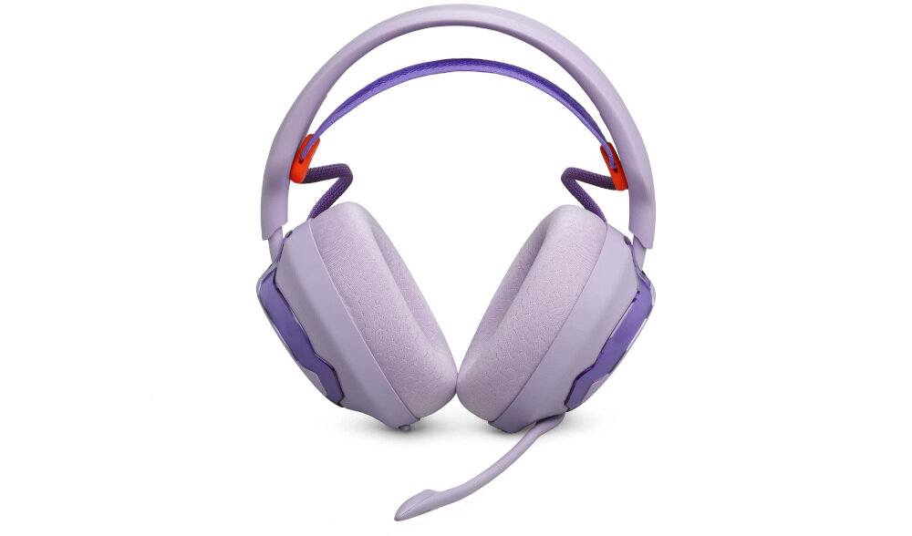 Słuchawki JBL Quantum 650 regulowany pałąk dopasowanie, słuchawki od frontu na białym tle