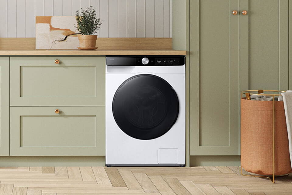 Pralko-suszarka Samsung AI WD90DG6B85BKU4 w ofercie Media Expert