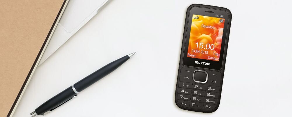 Telefon MAXCOM MM142 bateria ekran wygoda potrzeby