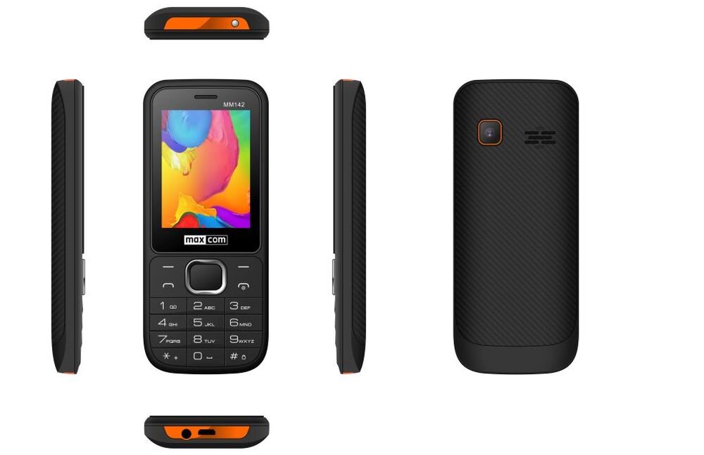 Telefon MAXCOM MM142 rozdzielczosc wyswietlacz kolory