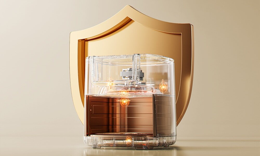 Air Fryer Frytkownica beztłuszczowa DREAME AF30 Biały czujnik NTC, sprawdzanie temperatury, algorytm PID, regulacja mocy grzania, dokładność