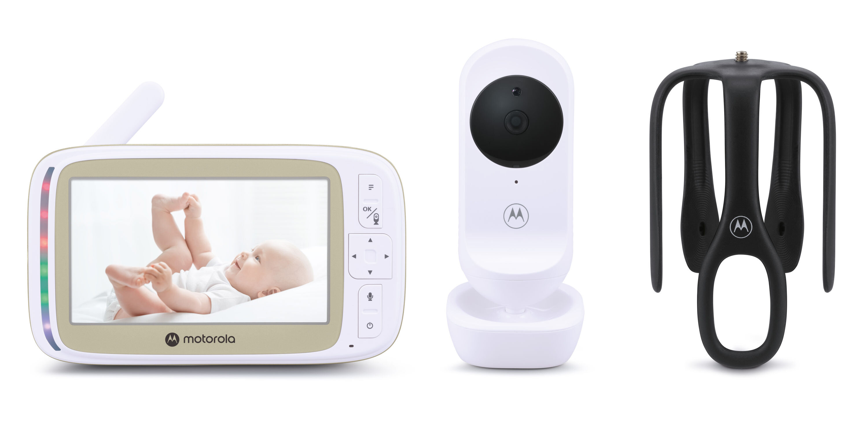 Niania elektroniczna MOTOROLA VM45 Connect Szyfrowanie, czujniki i funkcje dodatkowe Bezpieczeństwo szyfrowana transmisja