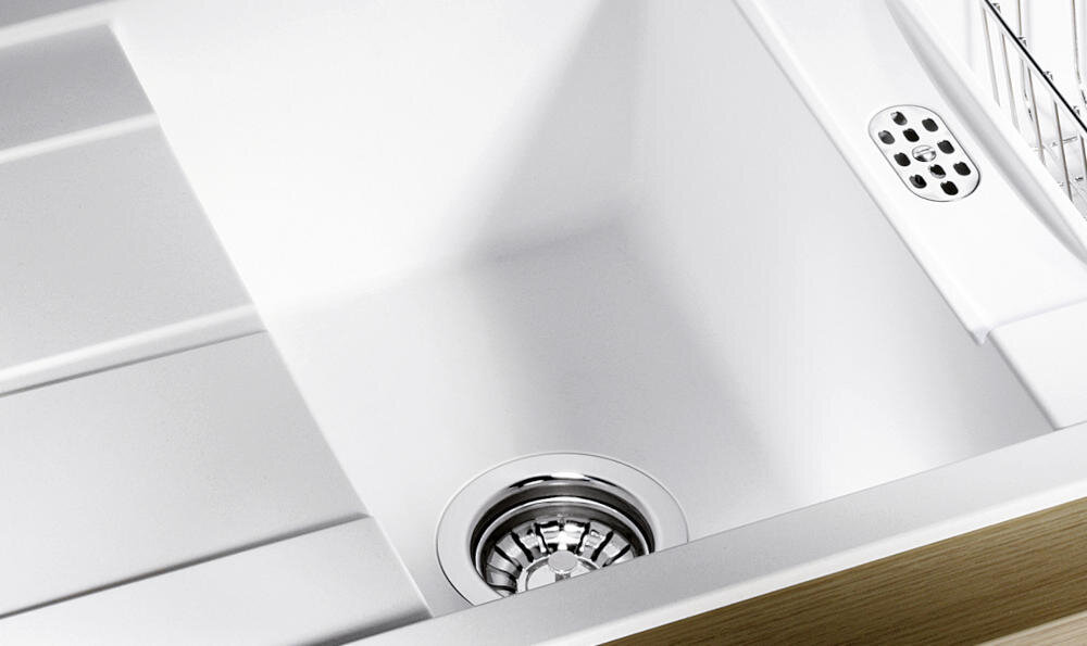 BLANCO zlewozmywak wbudowany montaż blat kuchenny otwór silgranit granit łatwe czyszczenie kamień