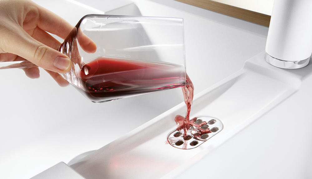 BLANCO zlewozmywak otwór wino napoje
