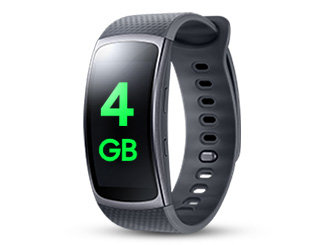 4GB wbudowanej pamięci