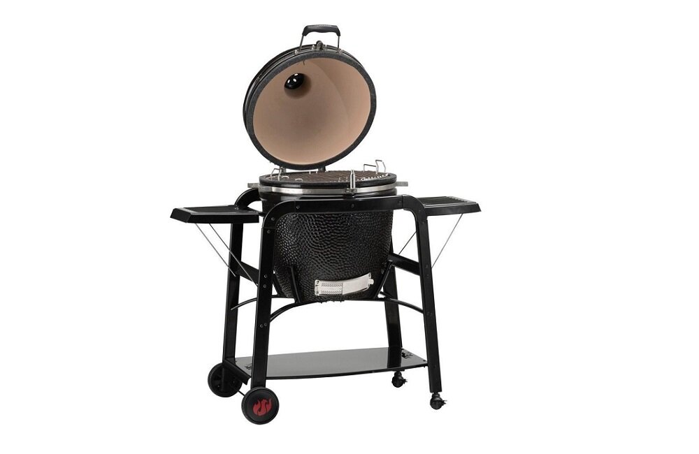 Grill węglowy LANDMANN Big 11501 W pełni mobilny otwory wentylacyjne