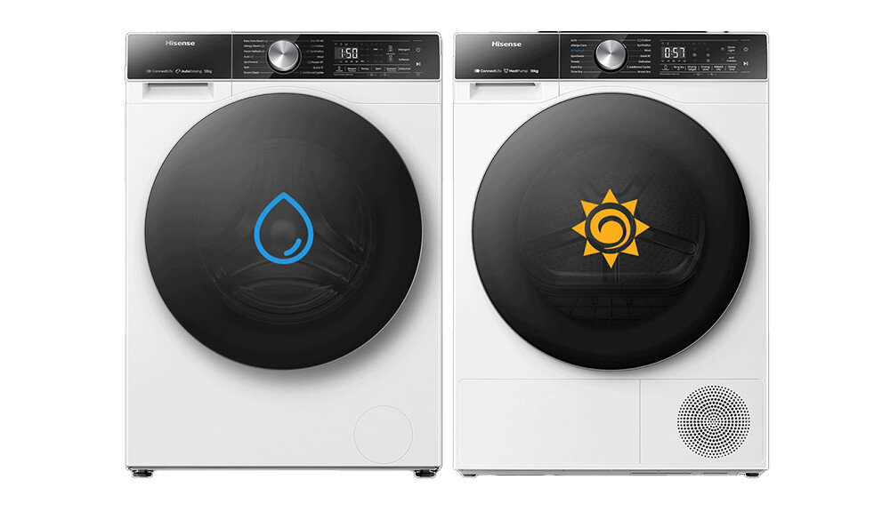 PRALKO-SUSZARKA HISENSE WD5S1045BW dwa w jednym pralka suszarka