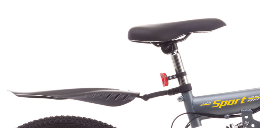 Rower ARKUS Forester 26 Grafitowo-Żółty wygodne siodełko typu MTB szerokie i miękkie wykończenie sztyca siodła jest gwarancją pełnego podparcia lekka konstrukcja pojazdu