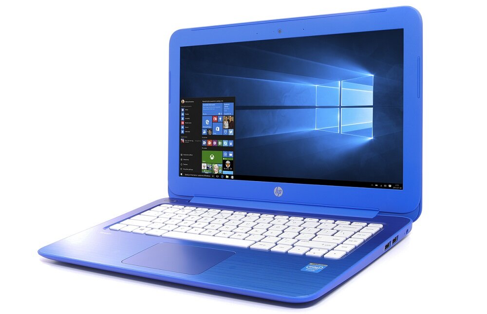 Laptop HP Stream 13-C130NW - wygląd ogólny wydajny laptop lekki wytrzymała obudowa