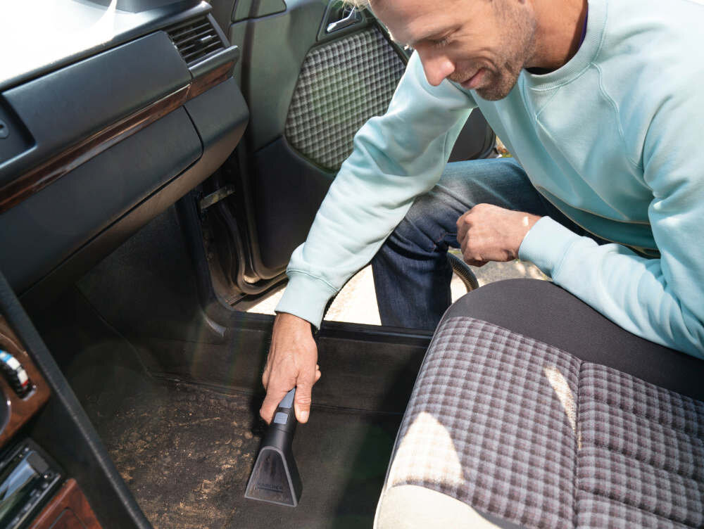 Odkurzacz piorący KARCHER SE 3-18 Compact Battery Set 1.081-502.0 (Bezprzewodowy)  Cicha praca poziom hałasu komfort użytkowania