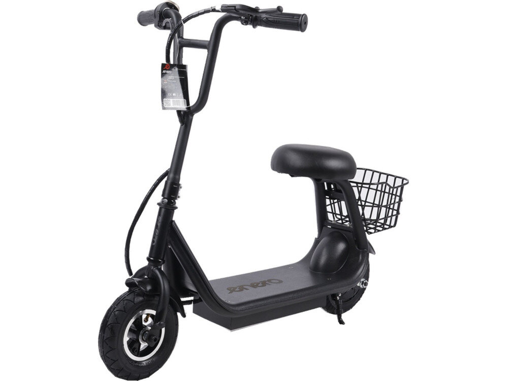 Hulajnoga elektryczna ENERO Asiento JR Czarno-czerwony wyglad