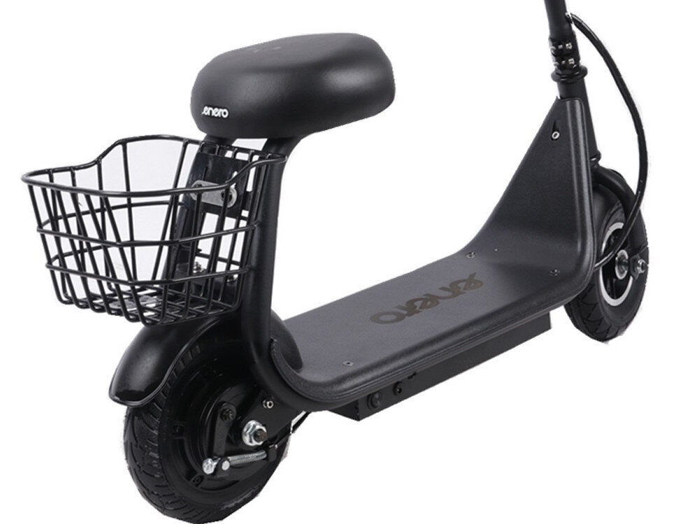 Hulajnoga elektryczna ENERO Asiento JR Czarno-czerwony wyswietlacz oswietlenie