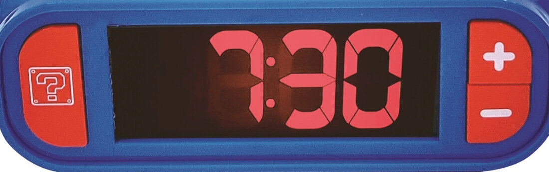 Budzik LEXIBOOK Nintendo Super Mario RL800NI Budzenie z uśmiechem przyciski sterujące ułatwienie godziny alarm Czytelny ekran LCD odczyt podświetlenie