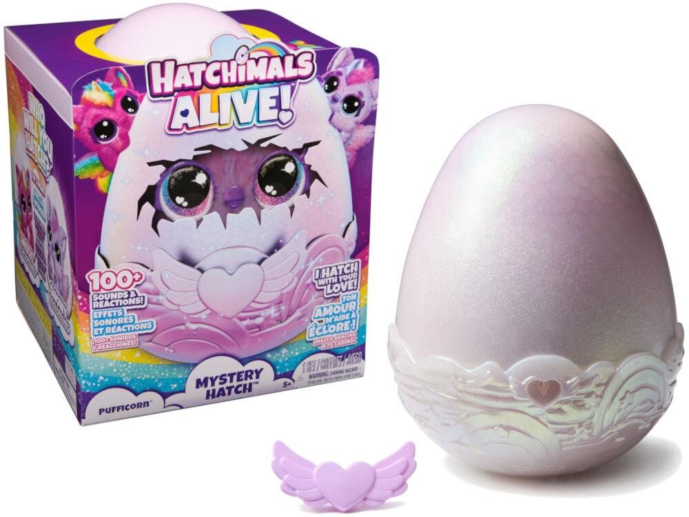 Figurka SPIN MASTER Hatchimals Alive Pufficorn 6069132 elementy zestaw