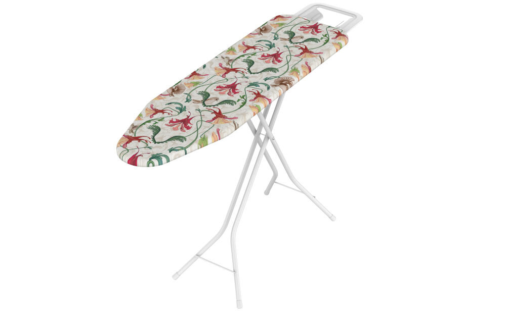 Deska do prasowania RORETS Comfort Elektro Vintage White 120 x 38 cm efektywne prasowanie deska kolorowy wzór siatkowy blat
