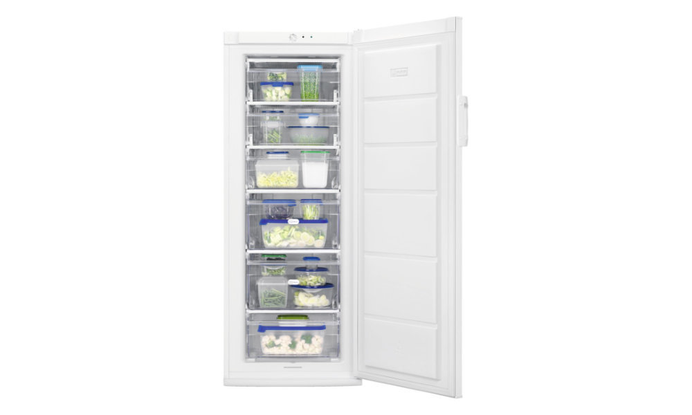 Zamrażarka ZANUSSI ZFU23403WA - Przezroczyste szuflady