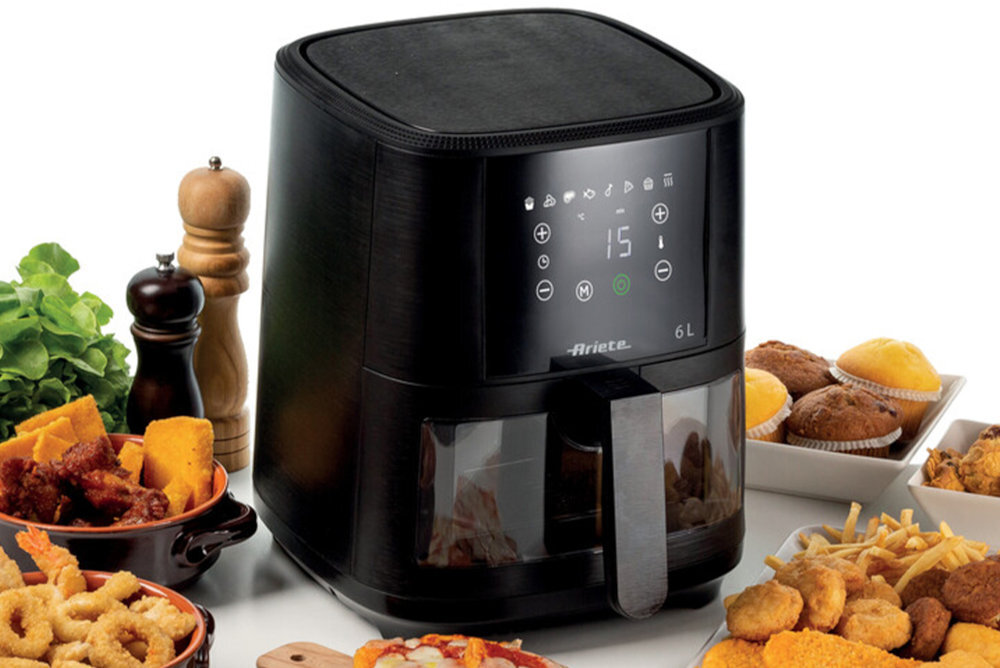 Frytkownica beztłuszczowa ARIETE 4626/03 Air Fryer Antypoślizgowe nóżki stabilna konstrukcja