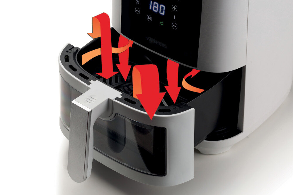 Frytkownica beztłuszczowa ARIETE 4626/03 Air Fryer Beztłuszczowe gotowanie bez oleju redukcja tłuszcz