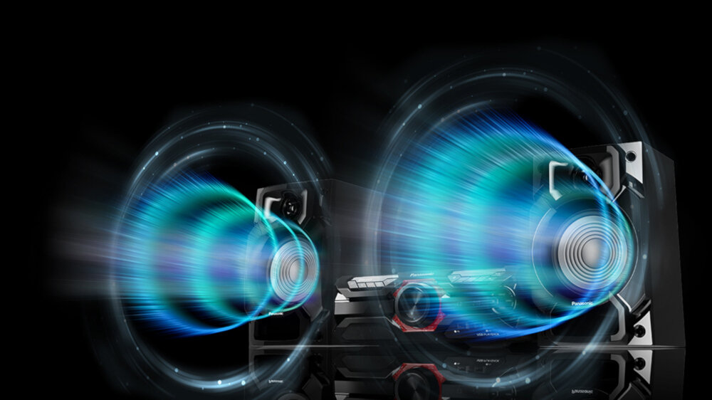 Power Audio PANASONIC SC-AKX320E - Funkcja Bass Beat