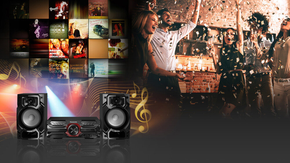 Power Audio PANASONIC SC-AKX320E - USB