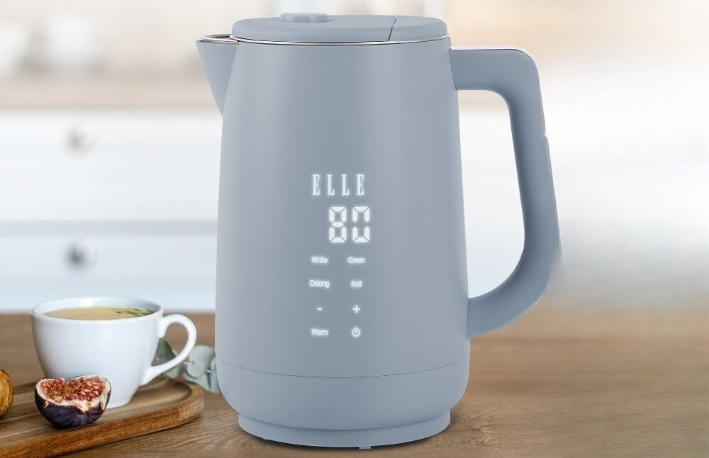 Czajnik ELLE EKWKP101BUEU Niebieski wygląd prezentacja wizualizacja design Wygoda i kontrola w kuchni