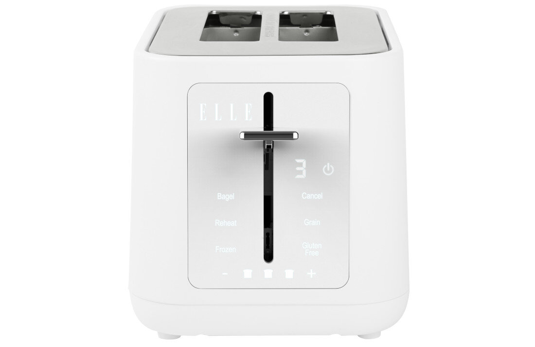 Toster ELLE EKTTP201WHEU Biały Przydatne funkcje na co dzień Opcje Stop, Rozmrażanie i Podgrzewanie ułatwienie praca pieczywo proces